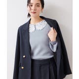 レースカラーニットプルオーバー/イージーケア | VIS | 詳細画像20