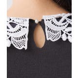 レースカラーニットプルオーバー/イージーケア | VIS | 詳細画像25