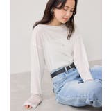 ラメメッシュスリーブ切り替えシアーロンT | VIS  | 詳細画像13 