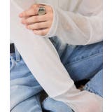 ラメメッシュスリーブ切り替えシアーロンT | VIS  | 詳細画像14 