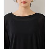 ラメメッシュスリーブ切り替えシアーロンT | VIS  | 詳細画像33 