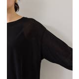 ラメメッシュスリーブ切り替えシアーロンT | VIS  | 詳細画像34 