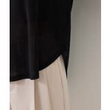 ラメメッシュスリーブ切り替えシアーロンT | VIS  | 詳細画像35 