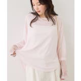 ラメメッシュスリーブ切り替えシアーロンT | VIS  | 詳細画像5 