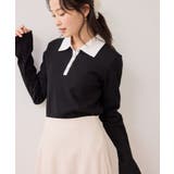 バイカラーポロ襟カットソー/イージーケア | VIS  | 詳細画像11 