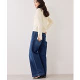 バイカラーポロ襟カットソー/イージーケア | VIS  | 詳細画像3 