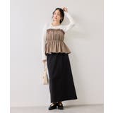 シャーリングビスチェドッキングニット/イージーケア | VIS  | 詳細画像15 