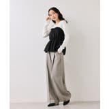 シャーリングビスチェドッキングニット/イージーケア | VIS  | 詳細画像2 