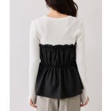 シャーリングビスチェドッキングニット/イージーケア | VIS  | 詳細画像22 