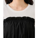 シャーリングビスチェドッキングニット/イージーケア | VIS  | 詳細画像23 