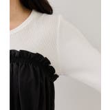 シャーリングビスチェドッキングニット/イージーケア | VIS  | 詳細画像24 