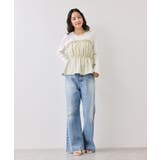 シャーリングビスチェドッキングニット/イージーケア | VIS  | 詳細画像7 