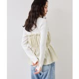 シャーリングビスチェドッキングニット/イージーケア | VIS  | 詳細画像9 