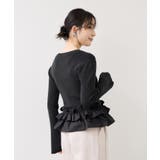 裾フリルティアードドッキングニット | VIS  | 詳細画像19 