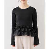 裾フリルティアードドッキングニット | VIS  | 詳細画像22 