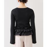 裾フリルティアードドッキングニット | VIS  | 詳細画像24 