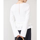 裾フリルティアードドッキングニット | VIS  | 詳細画像4 