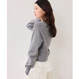 【美得】ペプラムオーガンジードッキングニットプルオーバー | VIS  | 詳細画像15 