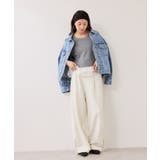 【美得】ペプラムオーガンジードッキングニットプルオーバー | VIS  | 詳細画像20 