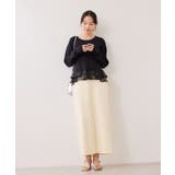 【美得】ペプラムオーガンジードッキングニットプルオーバー | VIS  | 詳細画像22 