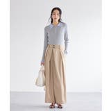 ダブルカラーポロニットトップス | VIS | 詳細画像2