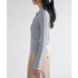 ダブルカラーポロニットトップス | VIS | 詳細画像22