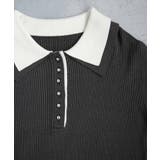 ダブルカラーポロニットトップス | VIS | 詳細画像29