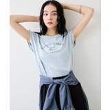 フォト＆ロゴプリントフレンチスリーブTシャツ/接触冷感 | VIS  | 詳細画像11 