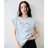 フォト＆ロゴプリントフレンチスリーブTシャツ/接触冷感 | VIS  | 詳細画像12 