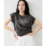 フォト＆ロゴプリントフレンチスリーブTシャツ/接触冷感 | VIS  | 詳細画像21 