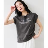 フォト＆ロゴプリントフレンチスリーブTシャツ/接触冷感 | VIS  | 詳細画像24 