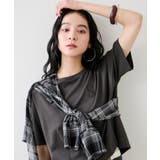 ボクシークロップド刺繍Tシャツ | VIS  | 詳細画像4 