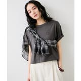 ボクシークロップド刺繍Tシャツ | VIS  | 詳細画像6 