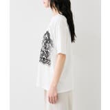 トロンプルイユプリントTシャツ | VIS  | 詳細画像14 