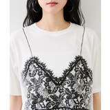 トロンプルイユプリントTシャツ | VIS  | 詳細画像16 