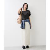 トロンプルイユプリントTシャツ | VIS  | 詳細画像8 