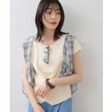 ICE BEAUTY クロスデザインニットプルオーバー/UVケア・接触冷感 | VIS  | 詳細画像6 