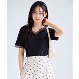 レーストリムVネックTシャツ/汗ジミ加工 | VIS  | 詳細画像12 