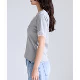 レーストリムVネックTシャツ/汗ジミ加工 | VIS  | 詳細画像20 