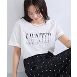 レースレイヤードロゴ半袖Tシャツ | VIS | 詳細画像11