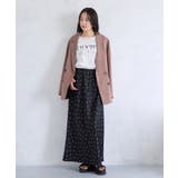 レースレイヤードロゴ半袖Tシャツ | VIS | 詳細画像13