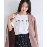 レースレイヤードロゴ半袖Tシャツ | VIS | 詳細画像14