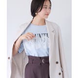 レースレイヤードロゴ半袖Tシャツ | VIS | 詳細画像19
