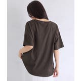 レースレイヤードロゴ半袖Tシャツ | VIS | 詳細画像5
