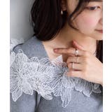 オフショルダー風モチーフレースニット | VIS | 詳細画像7