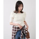 レースドッキングオフショルニット | VIS | 詳細画像10