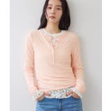 シアーヘンリーロングスリーブTシャツ | VIS | 詳細画像13