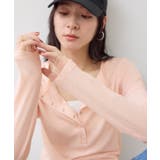 シアーヘンリーロングスリーブTシャツ | VIS | 詳細画像16