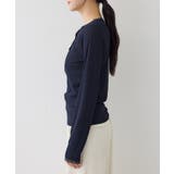 シアーヘンリーロングスリーブTシャツ | VIS | 詳細画像26