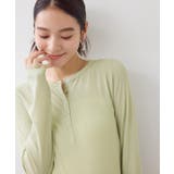 ライトグリン(33) | シアーヘンリーロングスリーブTシャツ | VIS